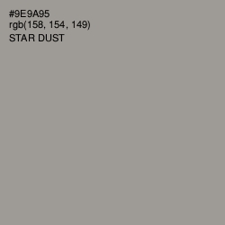 #9E9A95 - Star Dust Color Image